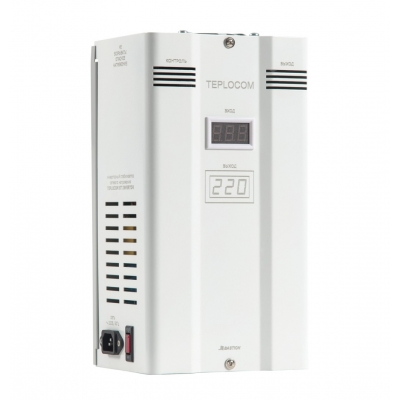 Фазоинверторный стабилизатор для газовых котлов отопления TEPLOCOM ST-1500 INVERTOR (1500 ВА)